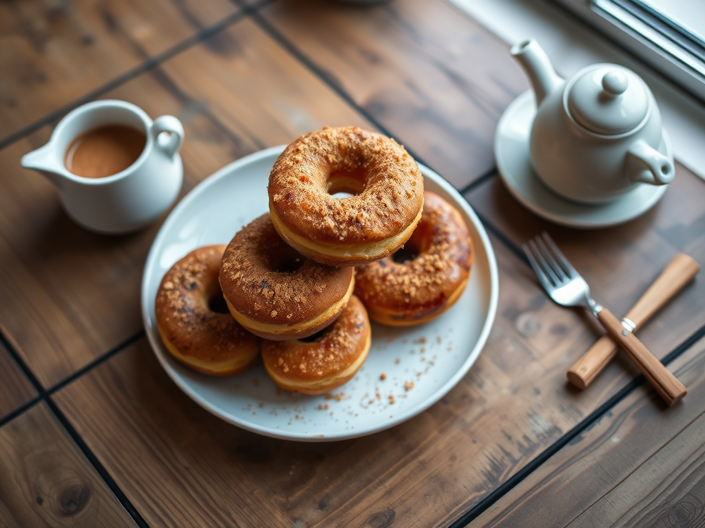 French Toast Doughnuts — Gran Cooks
