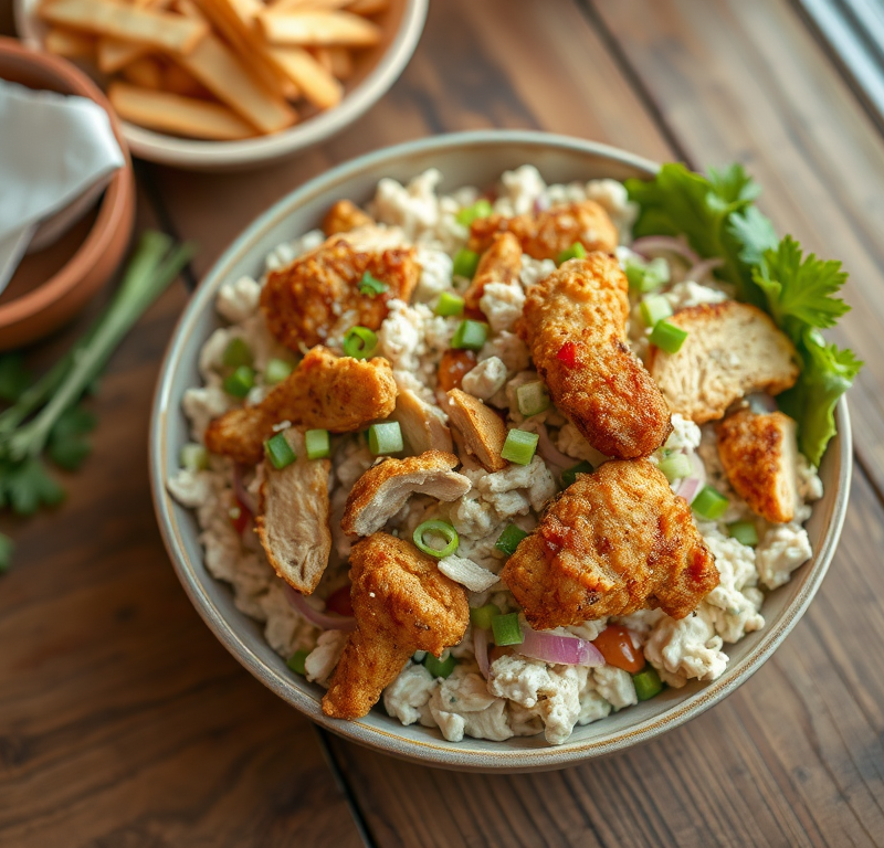 Fried Chicken Chicken Salad — Gran Cooks