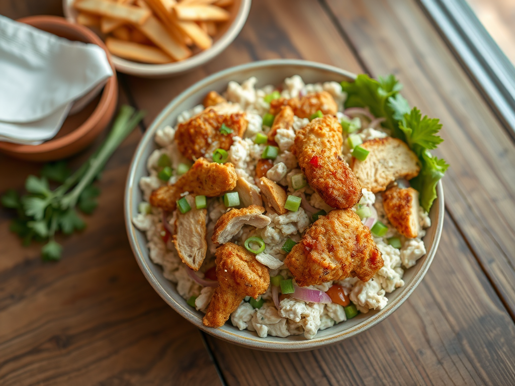 Fried Chicken Chicken Salad — Gran Cooks