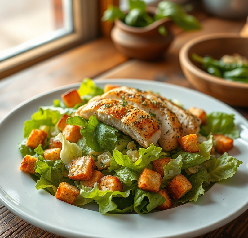 Grilled Chicken Caesar Salad — Gran Cooks