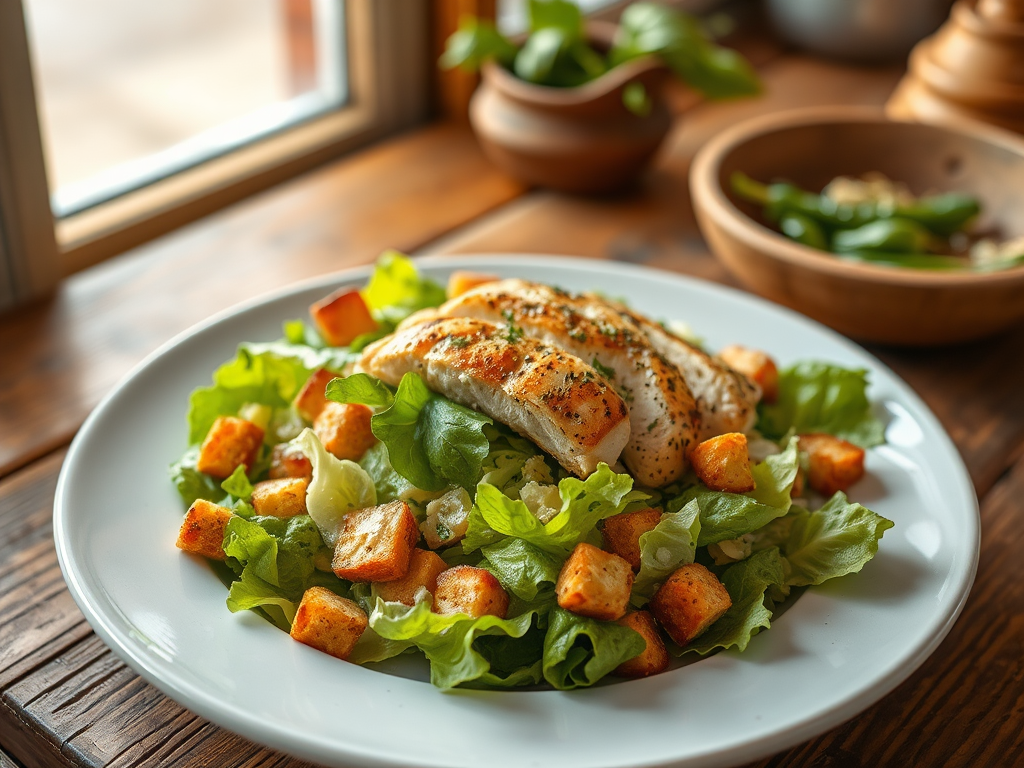 Grilled Chicken Caesar Salad — Gran Cooks