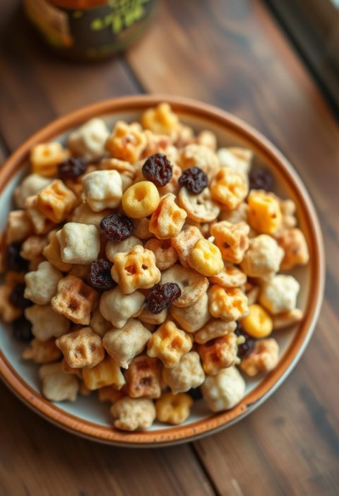 Groovy Grannies' Waffle-y Snack Mix — Gran Cooks