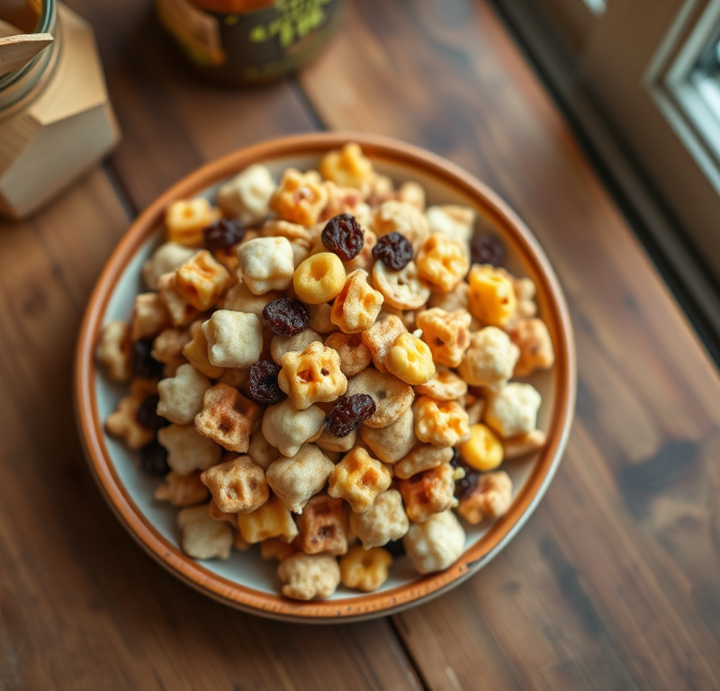 Groovy Grannies' Waffle-y Snack Mix — Gran Cooks