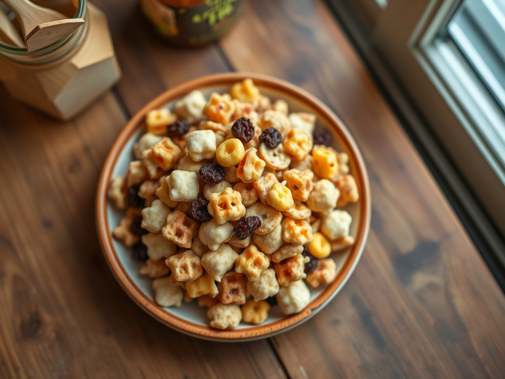 Groovy Grannies' Waffle-y Snack Mix — Gran Cooks