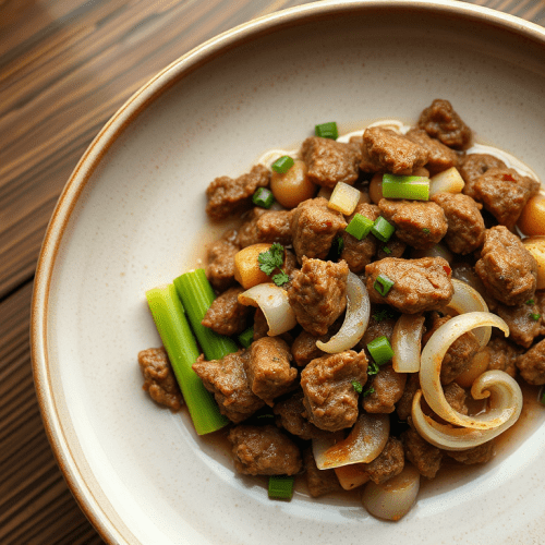 Ground Beef Vegetable Fricassee Recipe — Gran Cooks