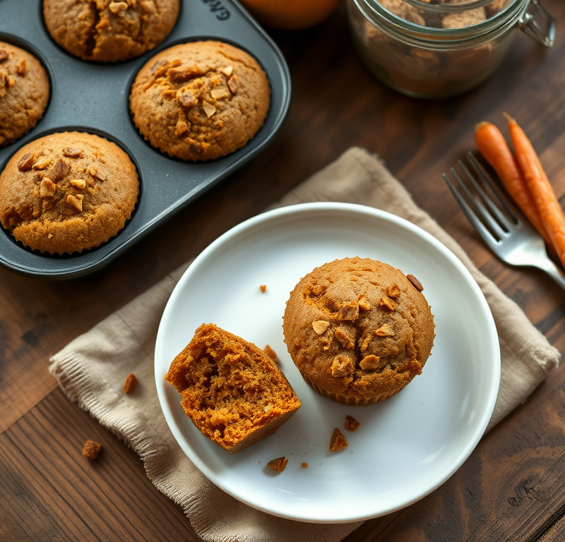 Healthy Carrot Cake Muffins — Gran Cooks
