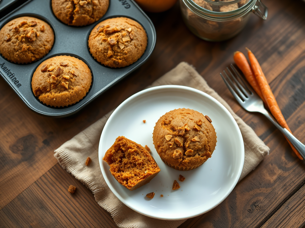 Healthy Carrot Cake Muffins — Gran Cooks