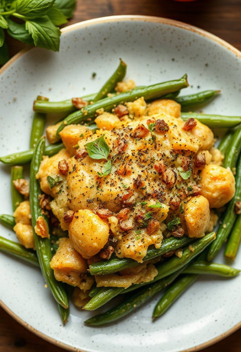 Herbed Green Bean Casserole — Gran Cooks