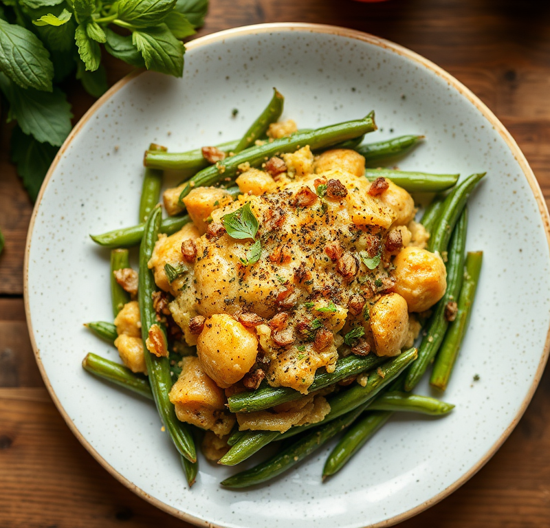 Herbed Green Bean Casserole — Gran Cooks