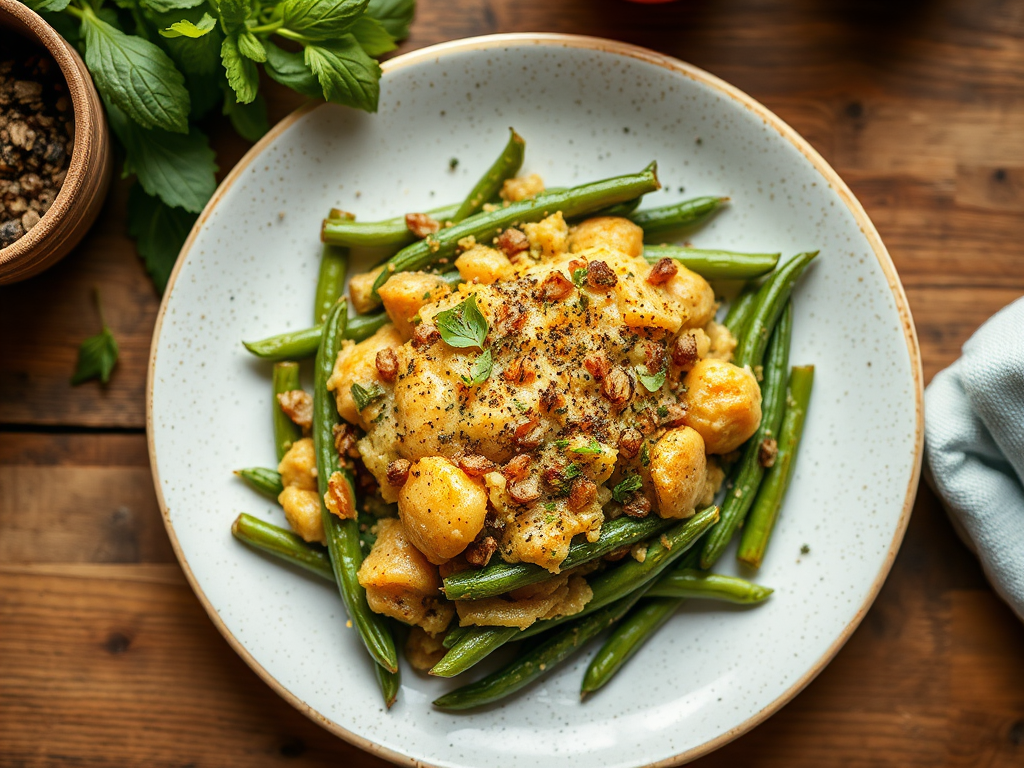 Herbed Green Bean Casserole — Gran Cooks