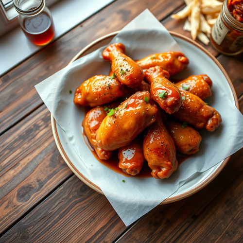 Honey Sriracha Chicken Wings — Gran Cooks