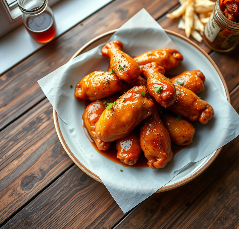 Honey Sriracha Chicken Wings — Gran Cooks