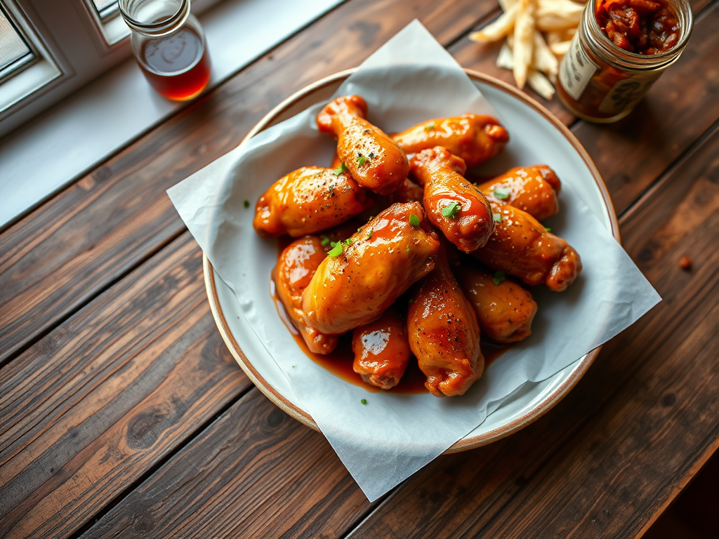 Honey Sriracha Chicken Wings — Gran Cooks