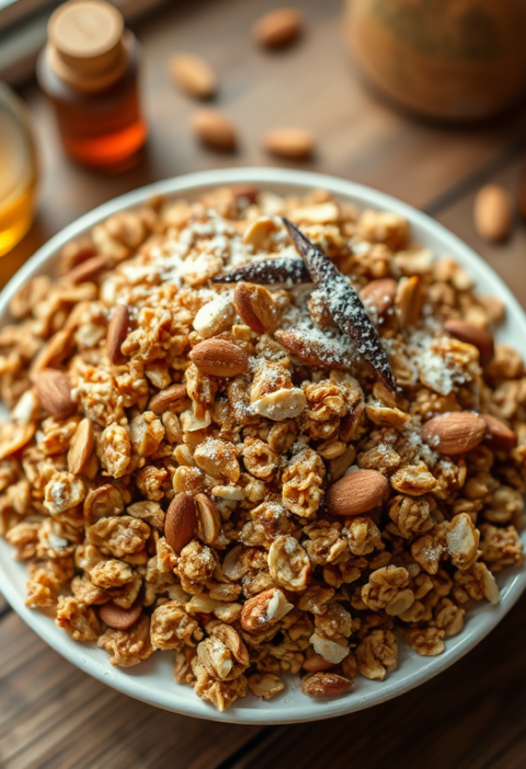 Honey Vanilla Almond Granola — Gran Cooks