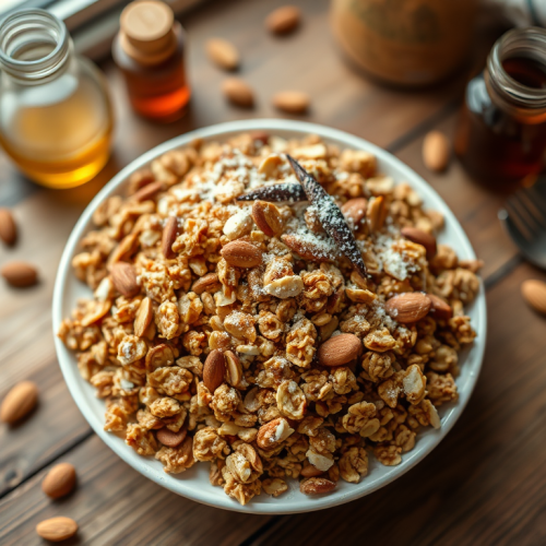 Honey Vanilla Almond Granola — Gran Cooks