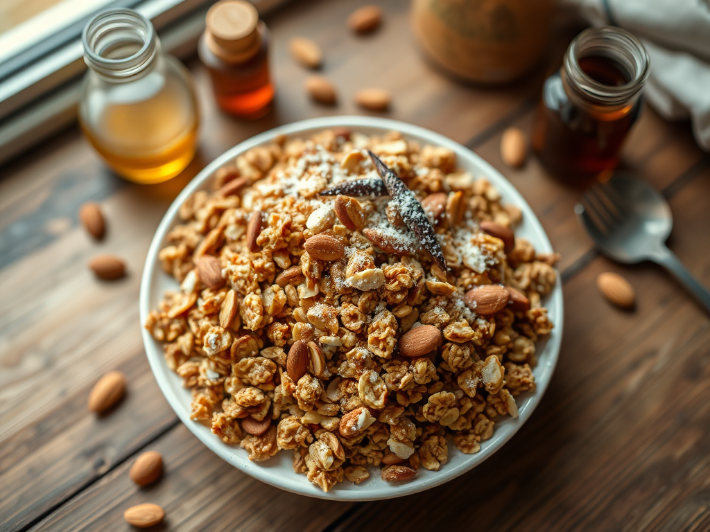 Honey Vanilla Almond Granola — Gran Cooks