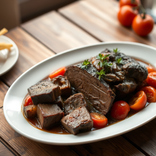 Horseradish Beef Pot Roast Recipe — Gran Cooks