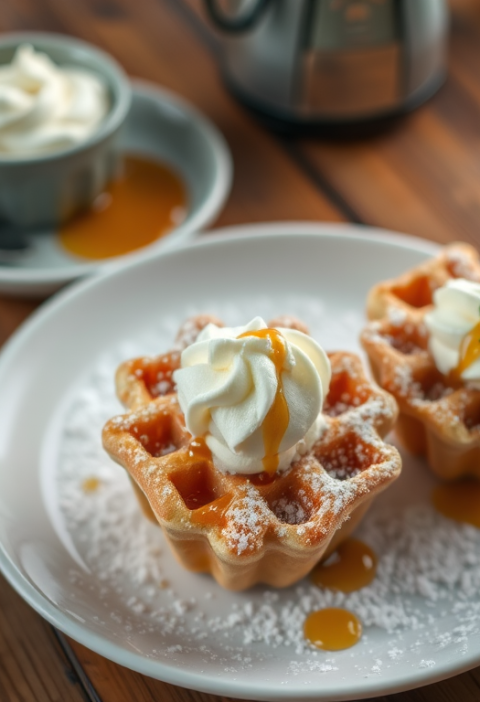 Ice Cream Waffle Cups — Gran Cooks