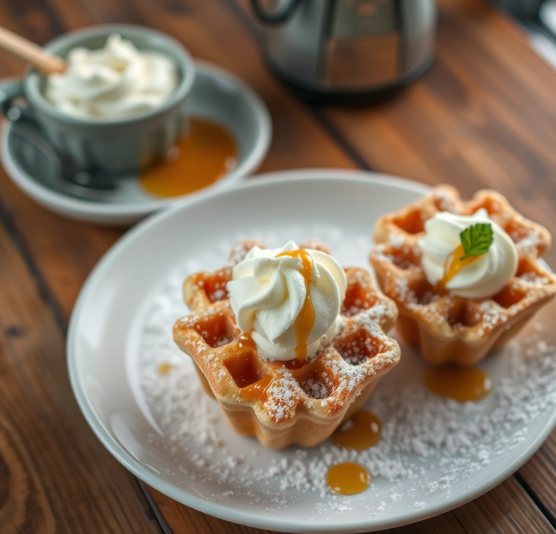 Ice Cream Waffle Cups — Gran Cooks
