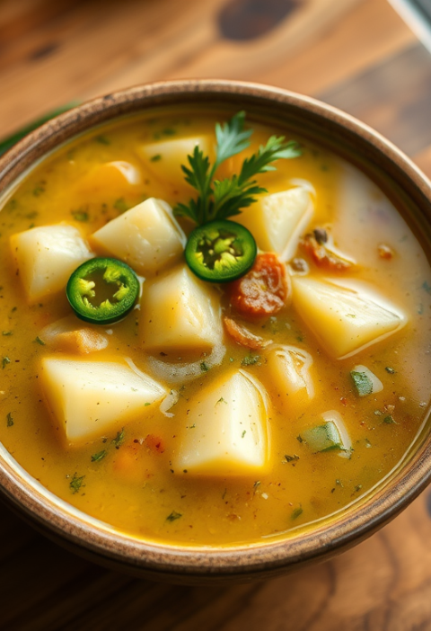 Jalapeno & Potato Soup — Gran Cooks