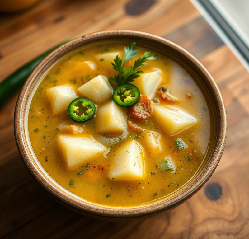 Jalapeno & Potato Soup — Gran Cooks
