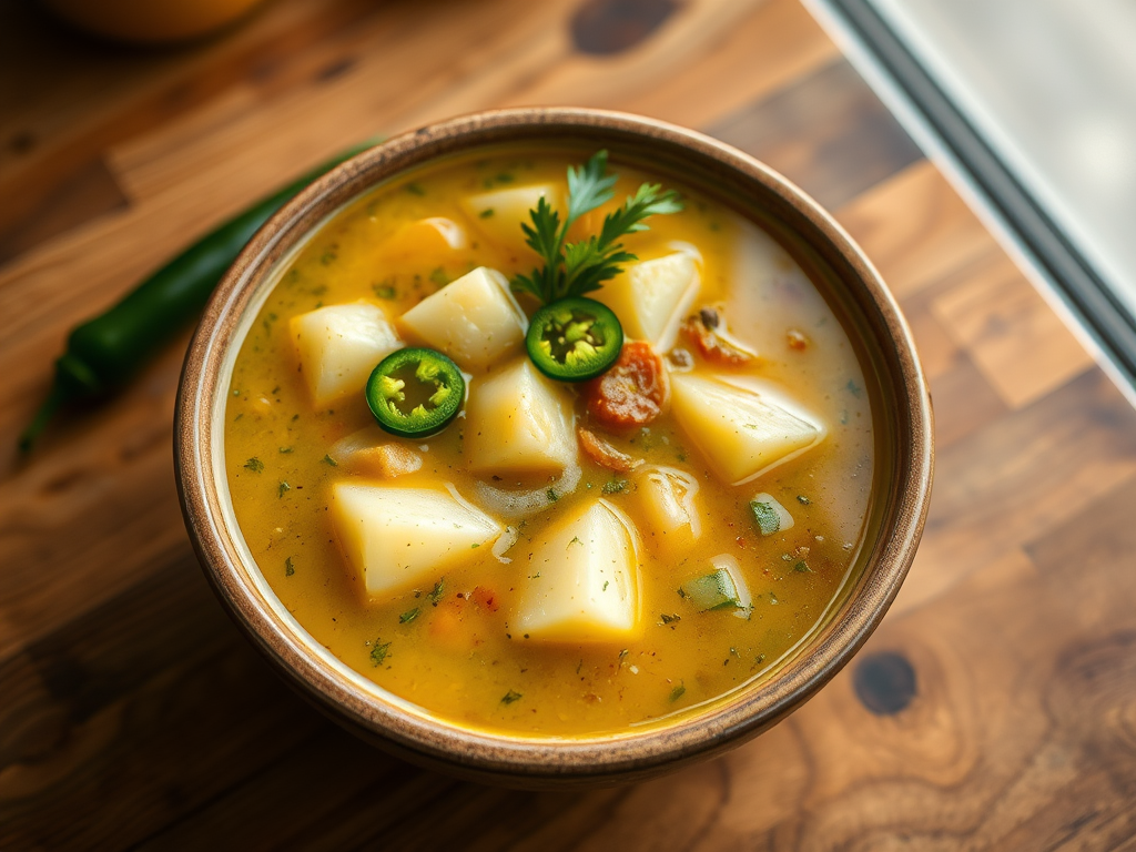 Jalapeno & Potato Soup — Gran Cooks