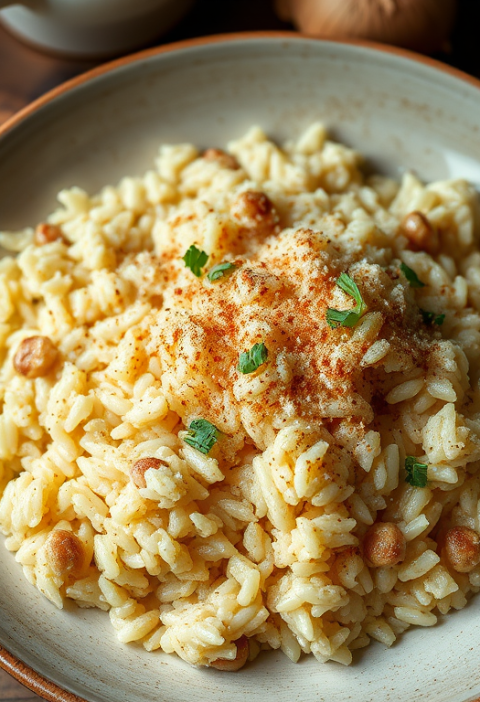Lazy Garlic Parmesan Risotto — Gran Cooks