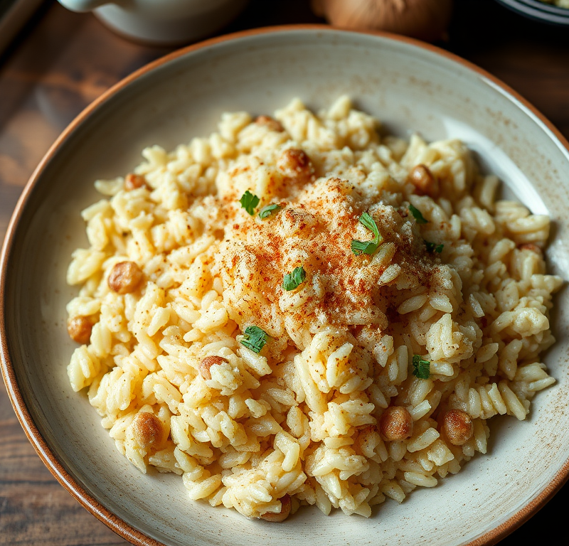 Lazy Garlic Parmesan Risotto — Gran Cooks