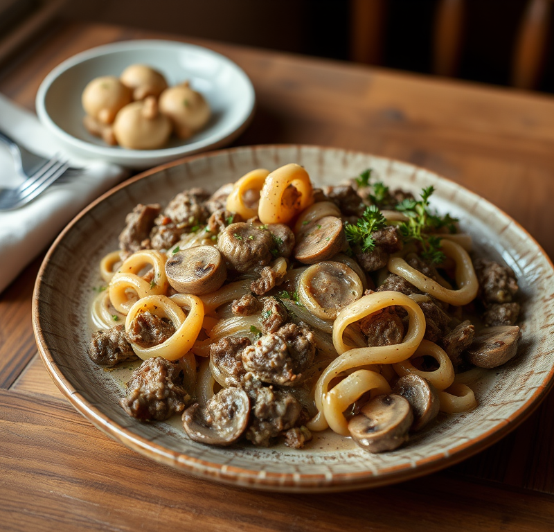 Leftover-Beef Stroganoff — Gran Cooks