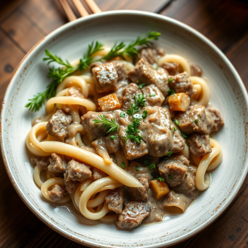 Lighter Beef Stroganoff — Gran Cooks