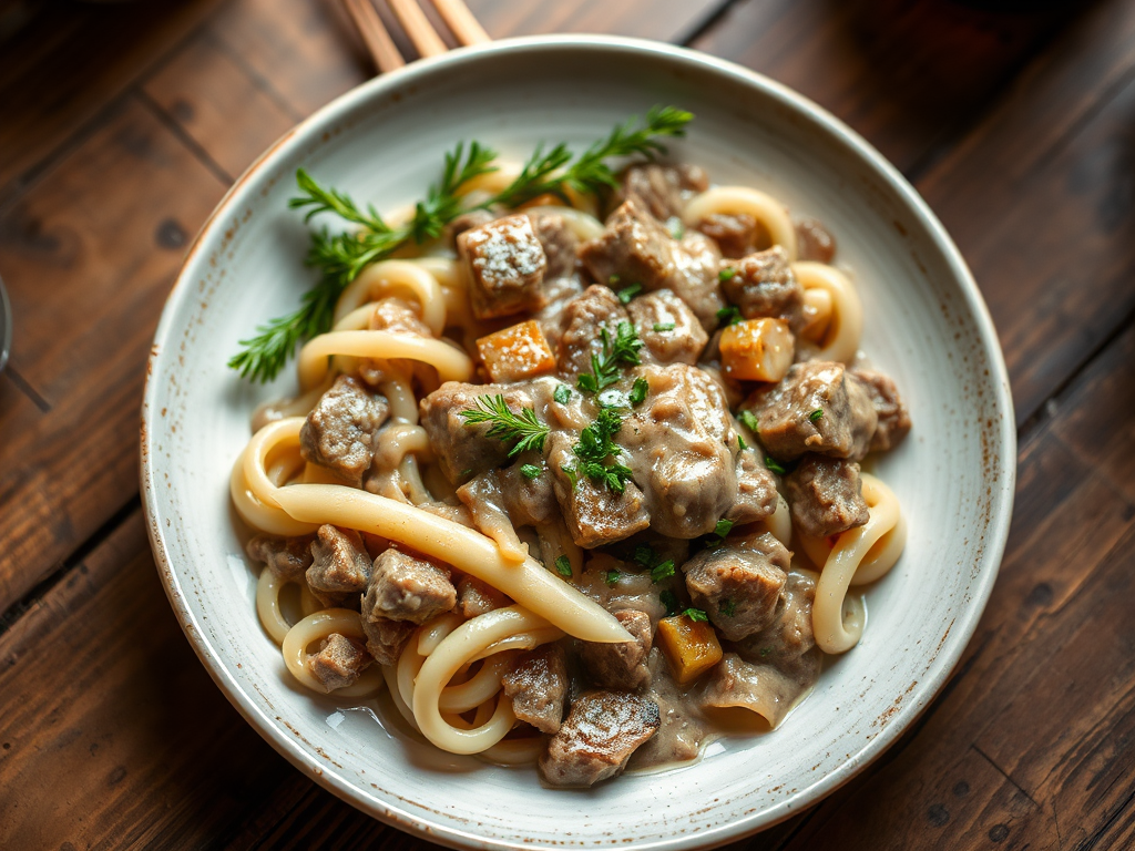 Lighter Beef Stroganoff — Gran Cooks