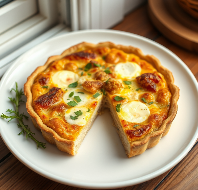 Lo Cholesterol Crustless Crab Quiche Recipe — Gran Cooks