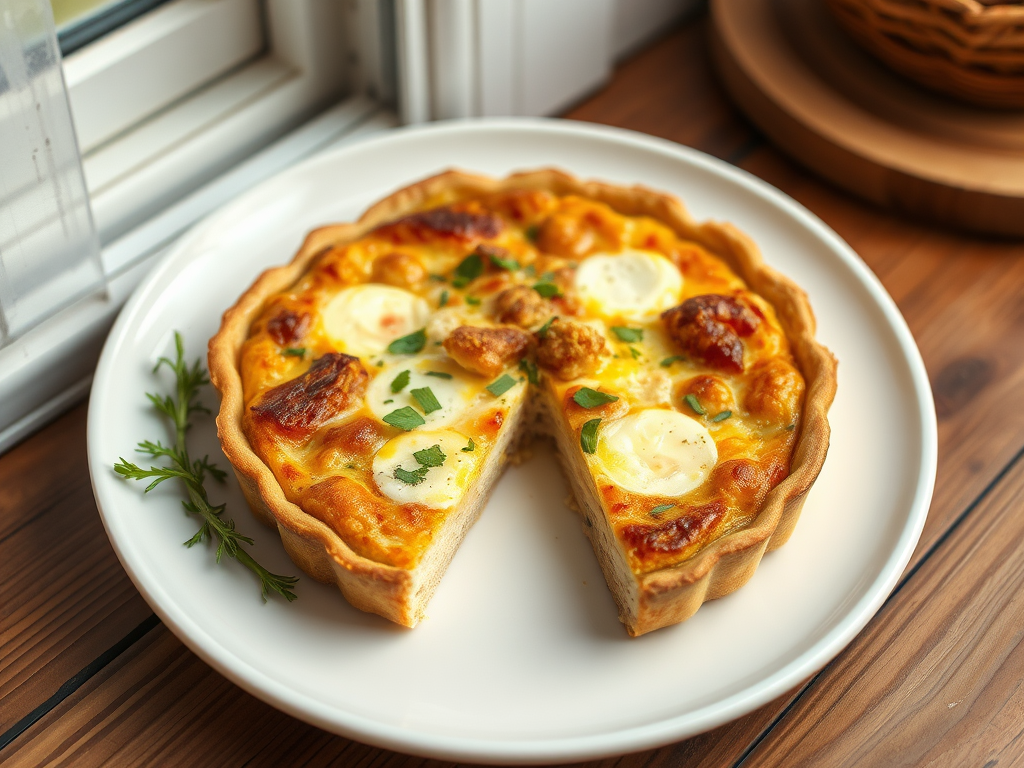 Lo Cholesterol Crustless Crab Quiche Recipe — Gran Cooks