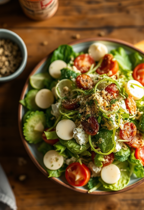 Low-Fat Sugar-Free and Non-Dairy Caesar Salad Dressing — Gran Cooks