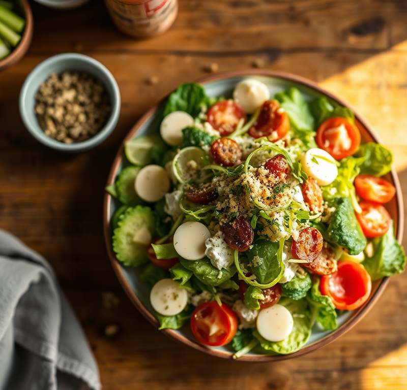 Low-Fat Sugar-Free and Non-Dairy Caesar Salad Dressing — Gran Cooks