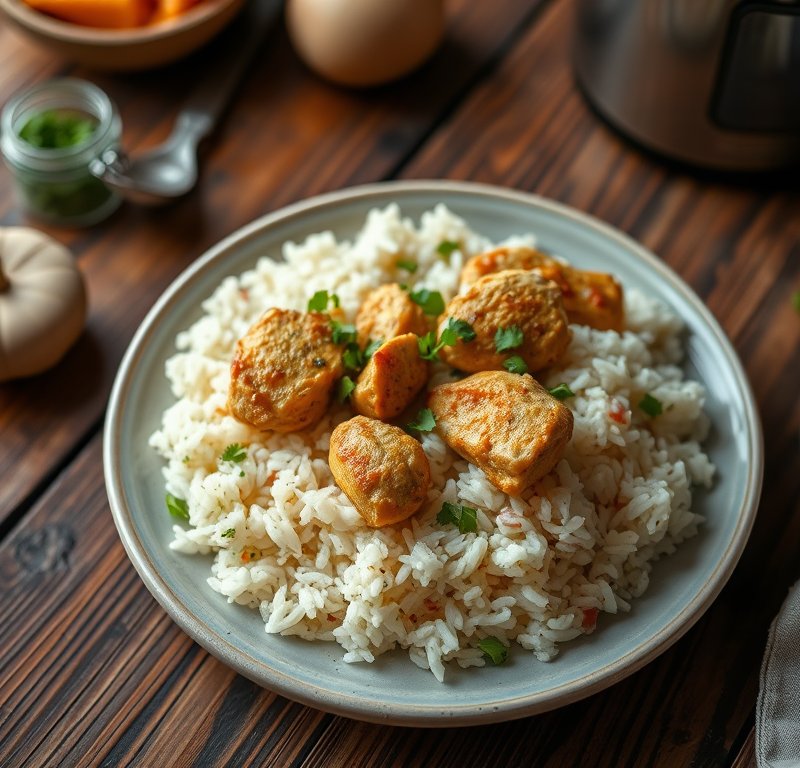 Magic Bullet Chicken and Rice Baby Food — Gran Cooks