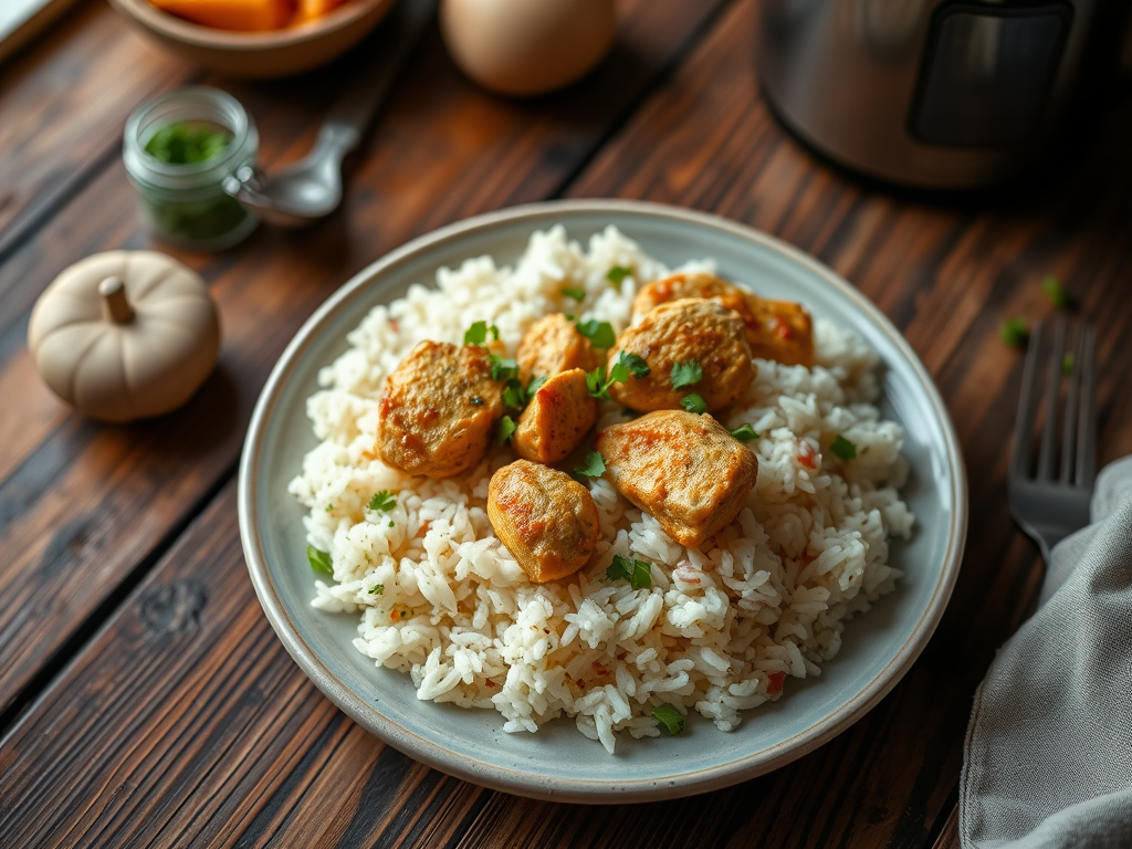 Magic Bullet Chicken and Rice Baby Food — Gran Cooks