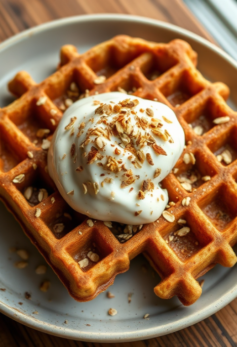Make Ahead Oatmeal Waffles — Gran Cooks