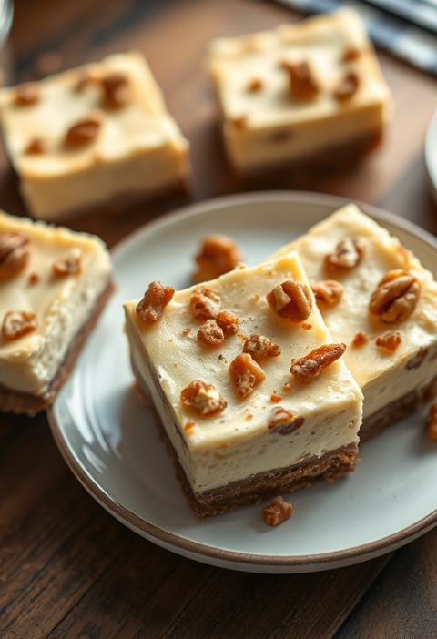 Makeover Cheesecake Bars — Gran Cooks