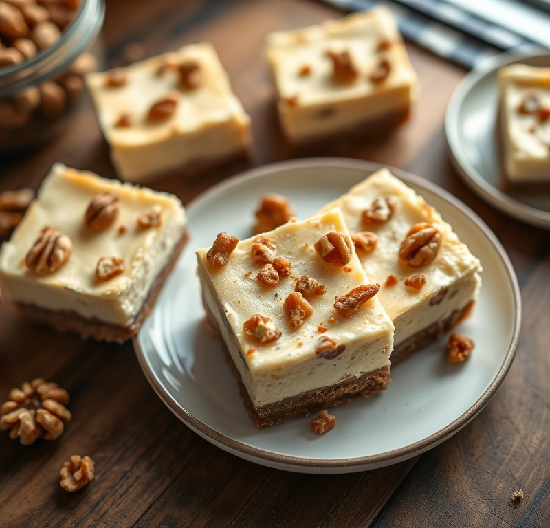 Makeover Cheesecake Bars — Gran Cooks