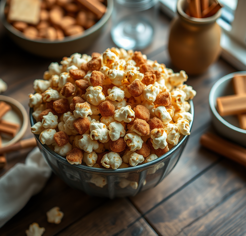 Maple Gingerbread Popcorn — Gran Cooks