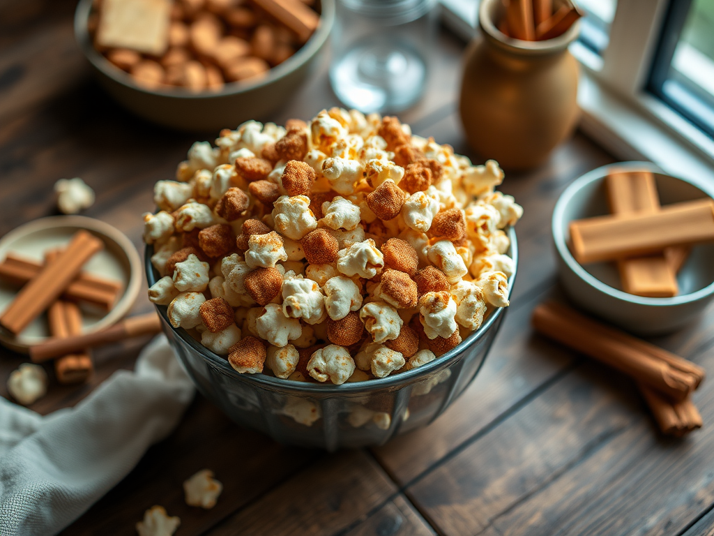 Maple Gingerbread Popcorn — Gran Cooks
