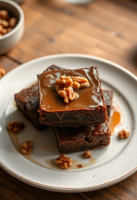 Maple Walnut Brownies — Gran Cooks