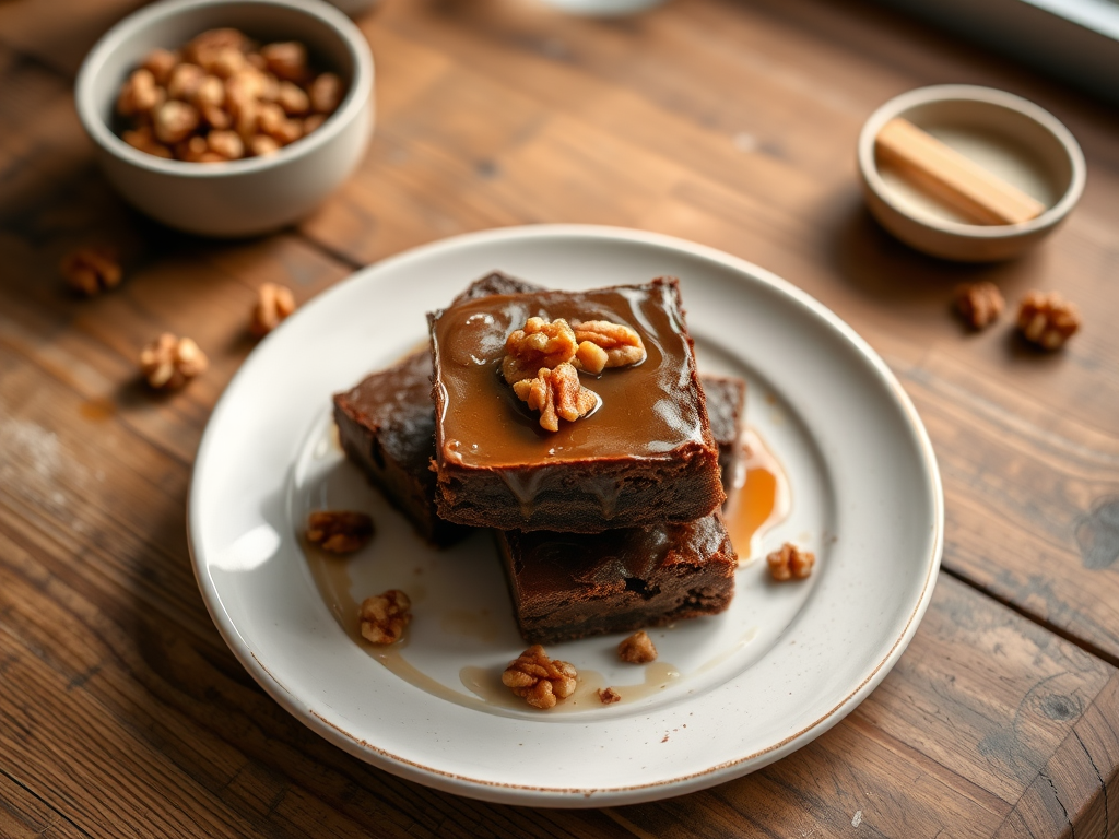 Maple Walnut Brownies — Gran Cooks