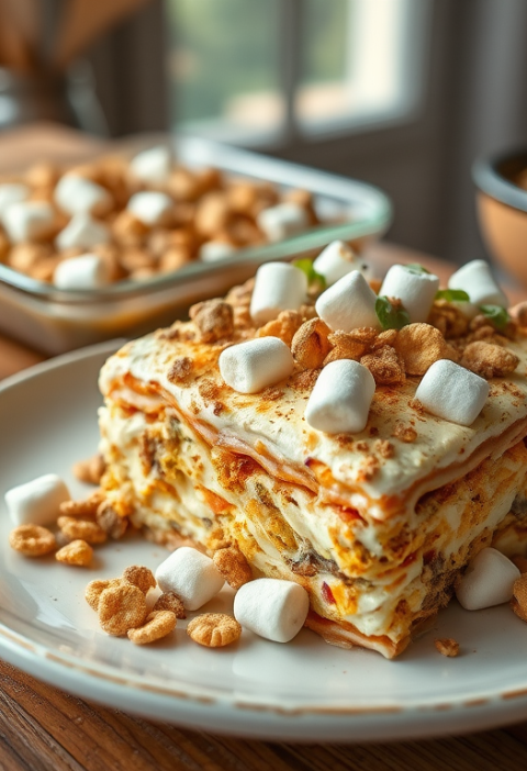 Marshmallow Lasagna — Gran Cooks