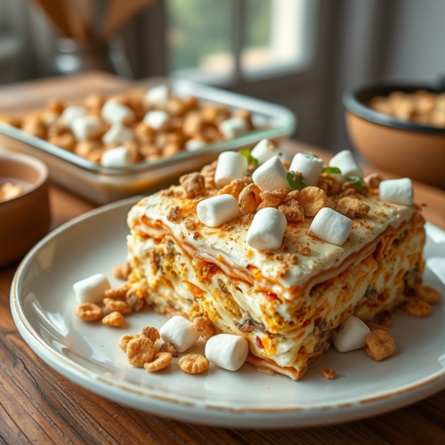 Marshmallow Lasagna — Gran Cooks
