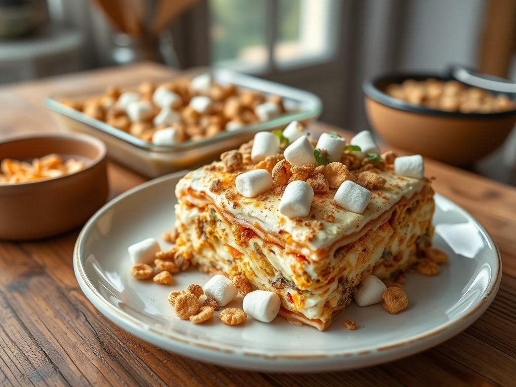 Marshmallow Lasagna — Gran Cooks