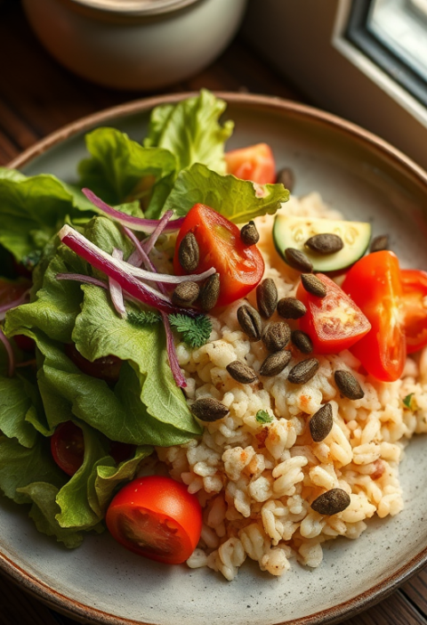 Marvin Davis's Salad To Accompany Risotto — Gran Cooks