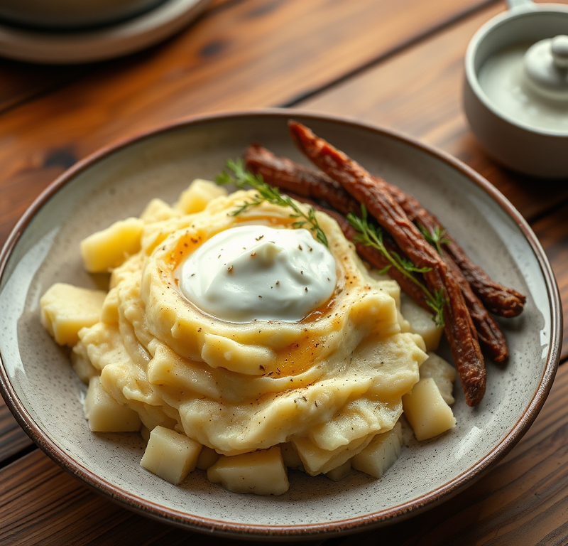Mashed Potatoes with Sour Cream — Gran Cooks