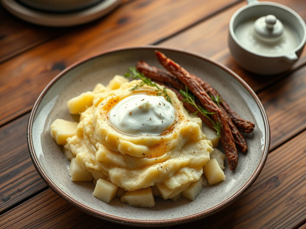 Mashed Potatoes with Sour Cream — Gran Cooks